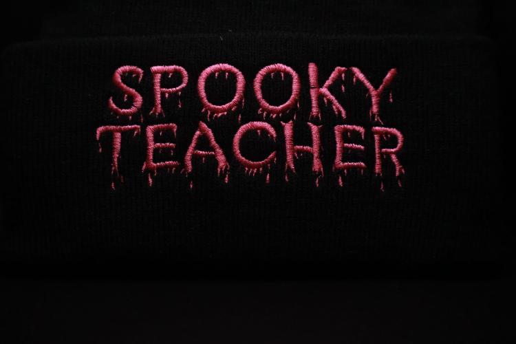 Spooky Teacher Beanie