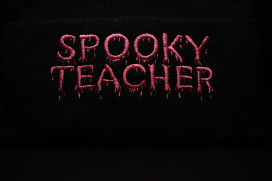 Spooky Teacher Beanie