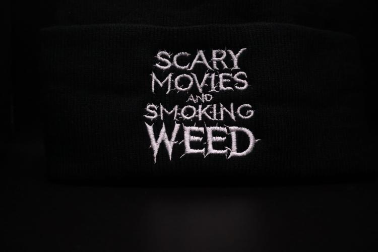 Scary Movies & Smoking Weed Beanie