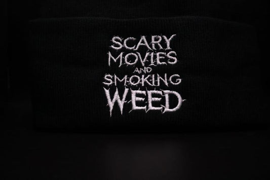 Scary Movies & Smoking Weed Beanie